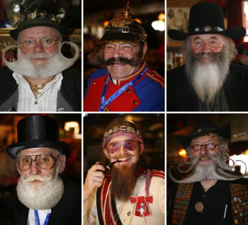 бородачи на конкурсе на самую красивую бороду в баварии германия