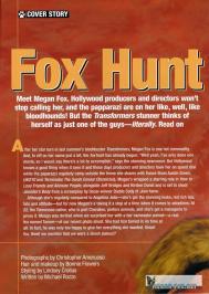 megan fox interview foxy hunt for paw print magazine