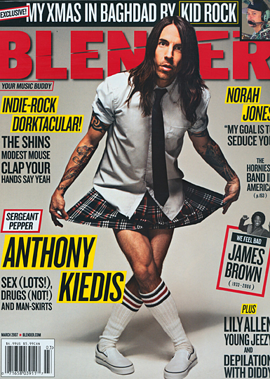 blender magazine cover with anthony kiedis