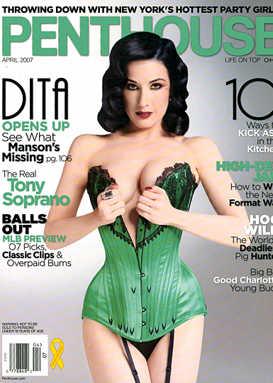penthouse cover with dita von teese