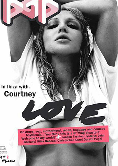pop magazine with courtney love