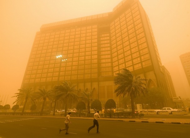 dust storm kuwait city