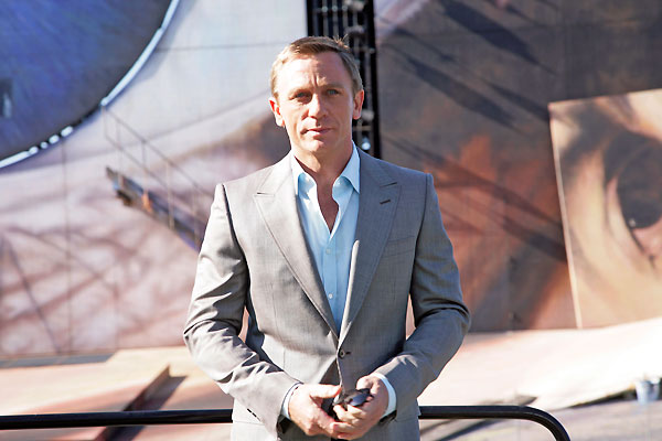 daniel craig on film location quantum of solace