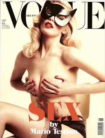 SEX by Mario Testino - Vogue Germany June 2008 with Claudia Schiffer