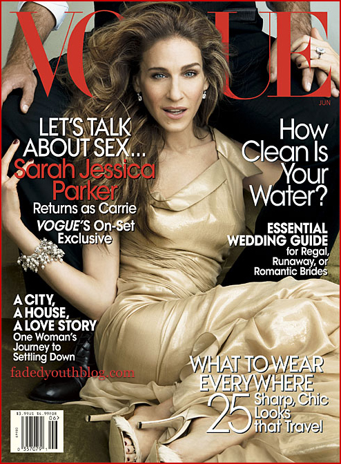 сара джессика паркер на обложке июньского номера журнала Vogue
