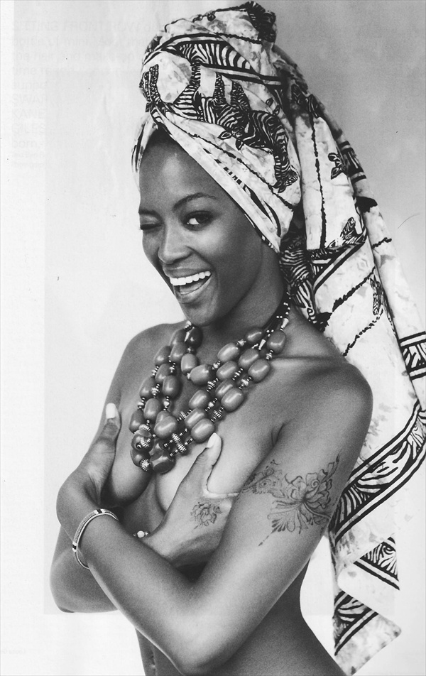 naomi campbell i-d magazine june 2008 photo by simon harris editorial filmed in kenya