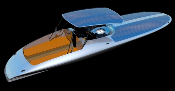 world's first solar powered speedboat