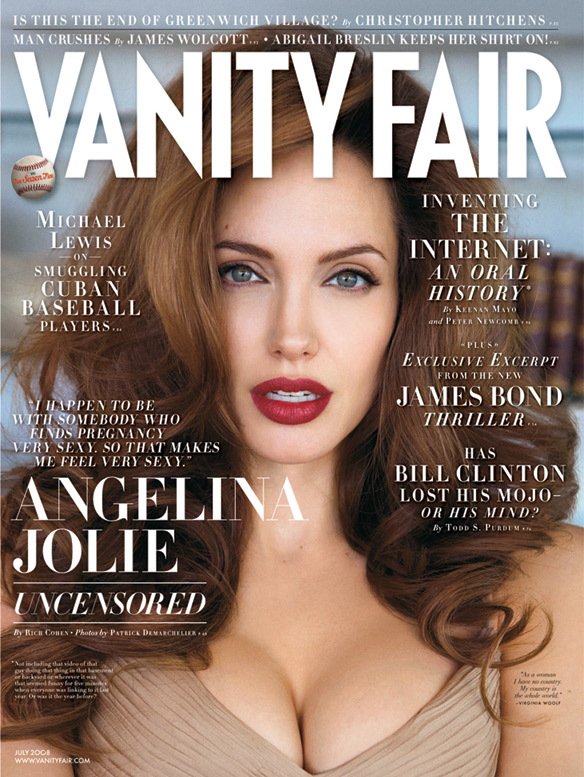 Анджелина Джоли на обложке июльского Vanity Fair
