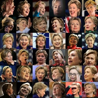 лица хиллари клинтон