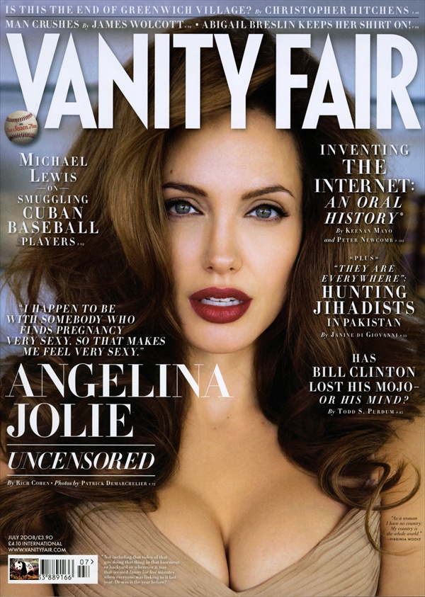 Анджелина Джоли на обложке июльского выпуска издания Vanity Fair