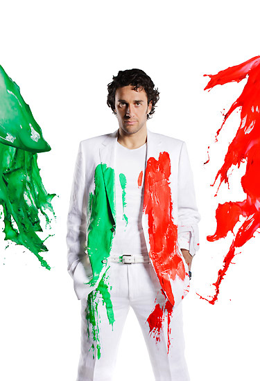 Нападающий сборной Италии Лука Тони (Luca Toni)