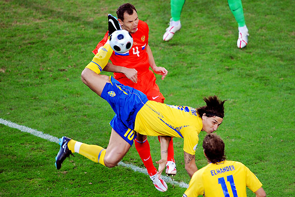 zlatan ibrahimovic sweden against russia