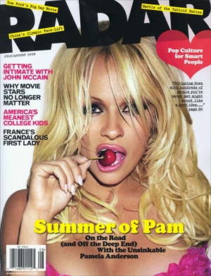Radar Magazine: Unsinkable Pamela Anderson