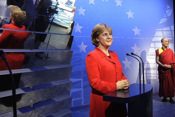 Angela Merkel wax figure