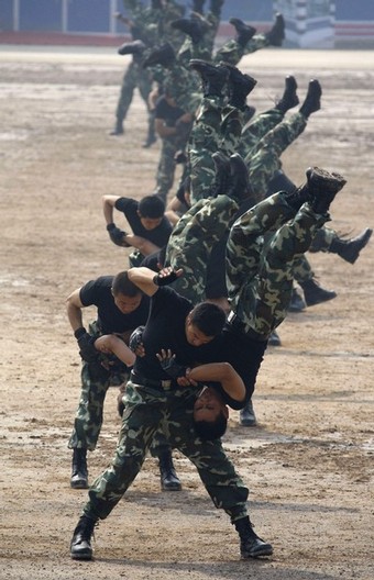 antiterror training paramilitary policemen chinese forces prepare for olympic games 2008 in beijiing antiterror training paramilitary policemen chinese forces prepare for olympic games 2008 in beijiing