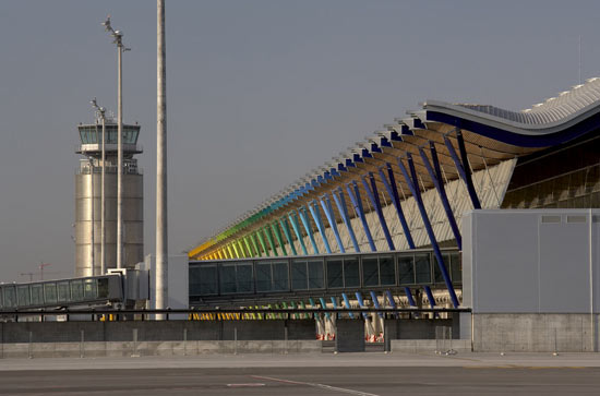 Аэропорт в Мадриде, Испания