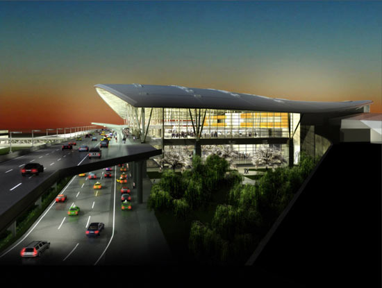 Новый терминал, разработанный HOK, начнет функционировать в 2008 году