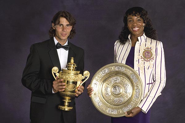 Рафаэль Надаль (Rafael Nadal) и Винус Уильямс (Venus Williams)
