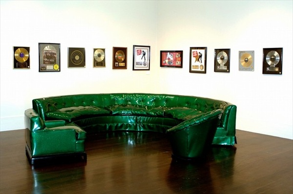 PVC couch green