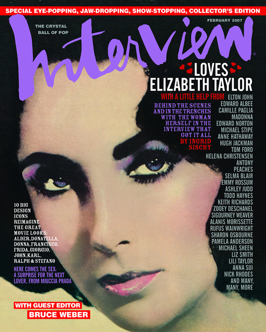 Interview Magazine Loves Elizabeth Taylor