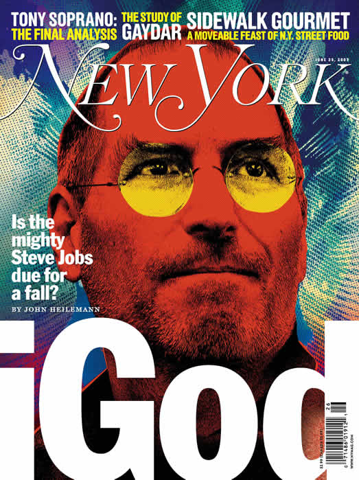 iGOD - Steve Jobs on the cover New York Magazine June 2007