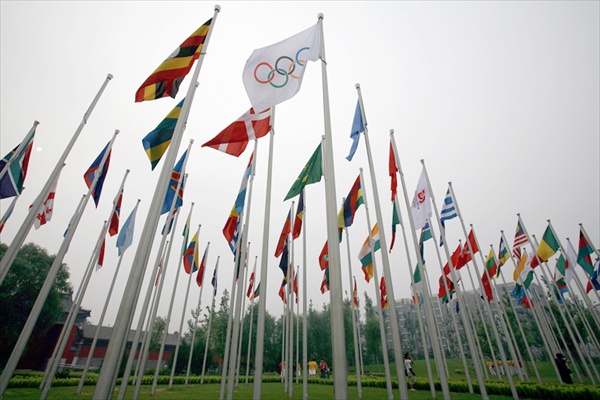 флаги стран-участниц Олимпиады-2008