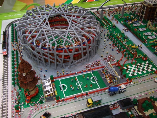 Lego-копия Олимпиады 2008 в Пекине