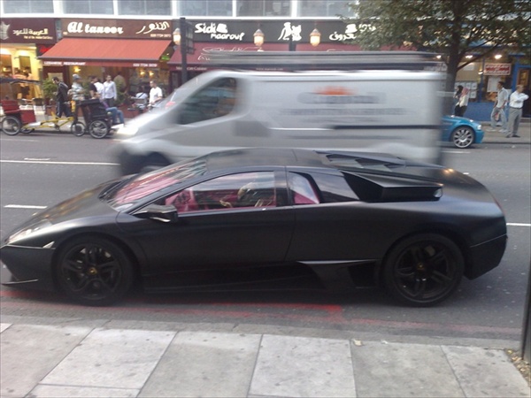 Lamborghini at Knightsbridge in London