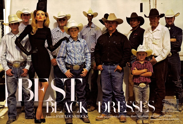 Lily Donaldson - Harper's Bazaar - Best Black Dresses