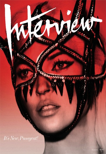  Кейт Мосс (Kate Moss) на обложке журнала Interview, Сентябрь 2008 года