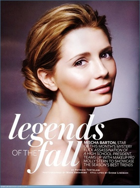 Mischa Barton - The Legends of the Fall - Instyle Magazine