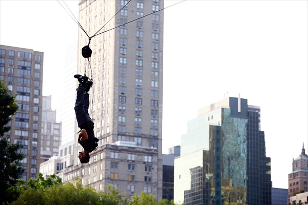 David Blaine Suspension Stunt