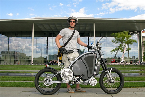 Велосипед-мотоцикл eROCKIT