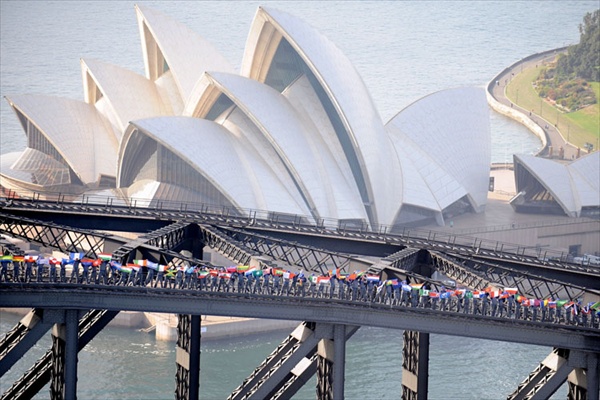 Восхождение подъем на вершину Сиднейского моста