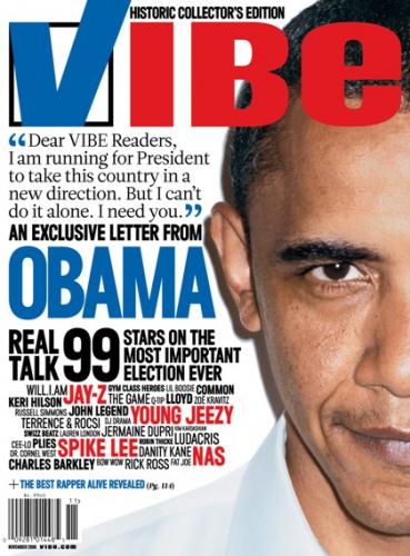Barack Obama. Photographer: Terry Richardson for Vibe Magazine