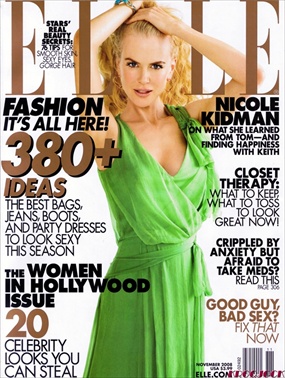 Nicole Kidman - Elle Magazine US November 2008