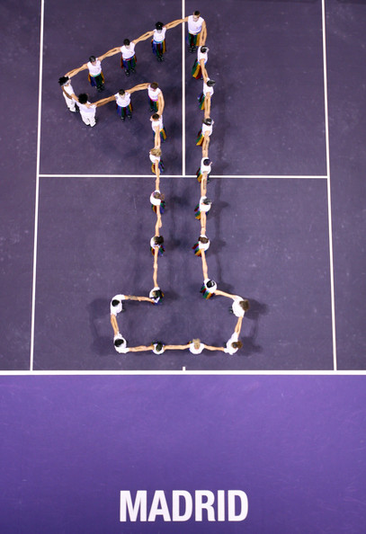 Rafael Nadal received ATP 2008 Race Trophy