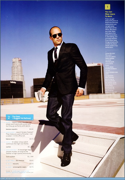 Jason Statham - How to be the best dressed man in the office 2008