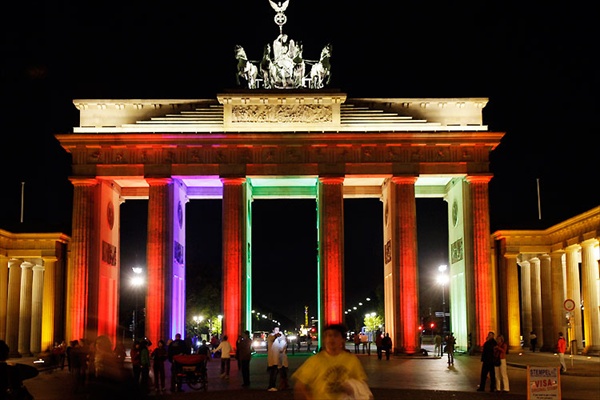 Brandenbrg Gate in Berlin, Festival of Lights
