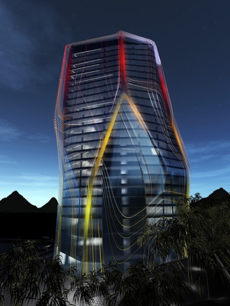 Новая башня в Китае Huaxi Urban Center