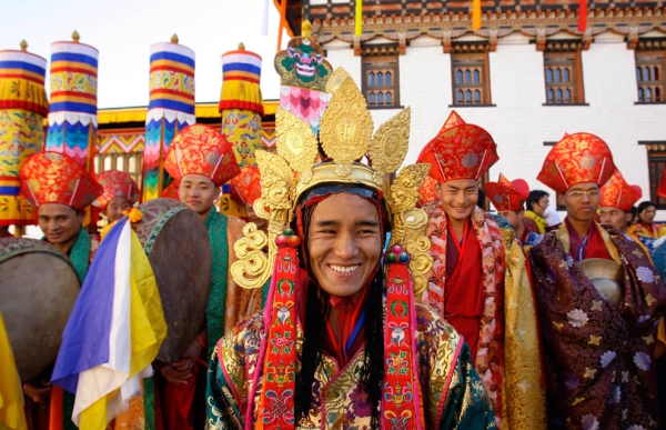 коронации молодого короля Бутана