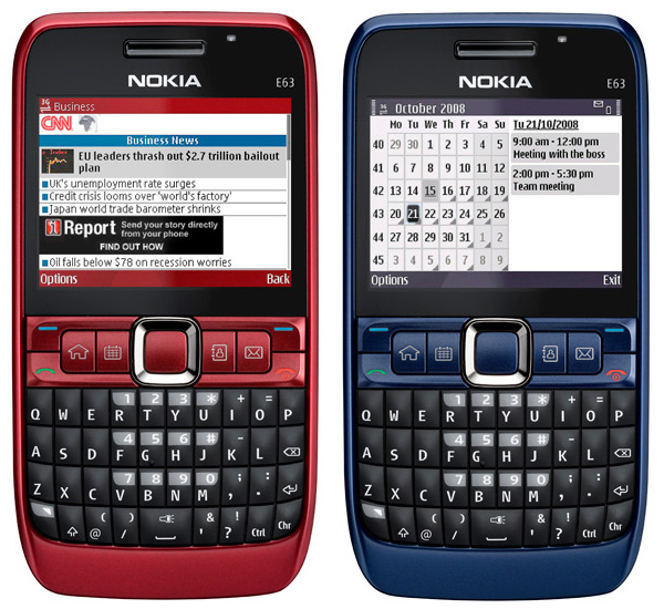 Новый смартфон Nokia E63