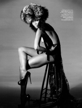 Наоми Кэмпбелл для Vogue Россия Декабрь 2008