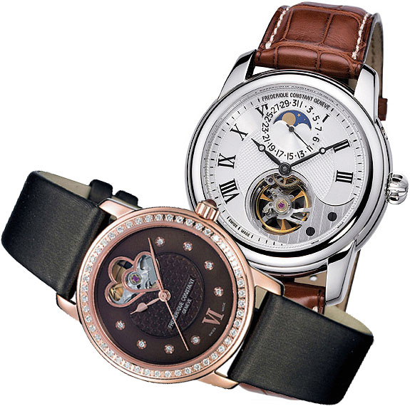 Женские и мужские часы Frederique Constant