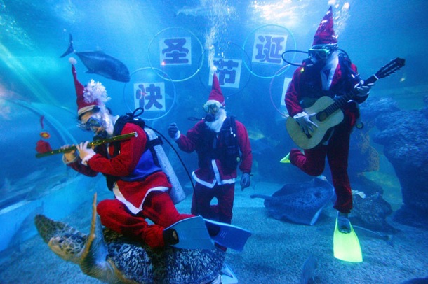 christmas_aquarium_santa_musicians_fuzhou.jpg