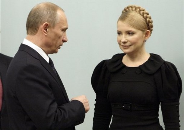 Vladimir Putin and Yulia Timishenko