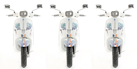 модернизация мотороллера Vespa