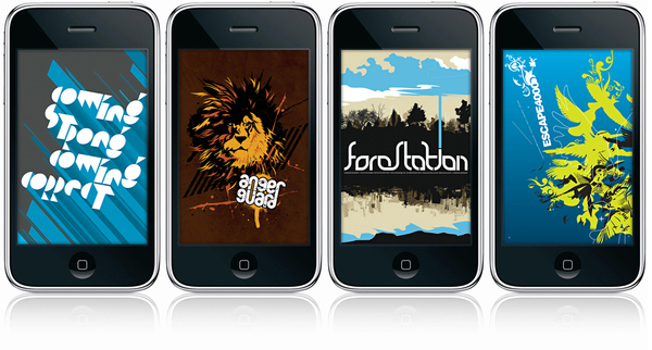 новую коллекцию обоев iPhone дизайнера из Будапешта