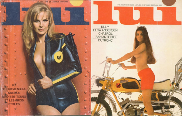 Ретро обложки журнала Lui 60-х