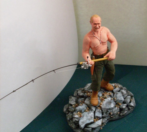 Владимир Путин на рыбалке